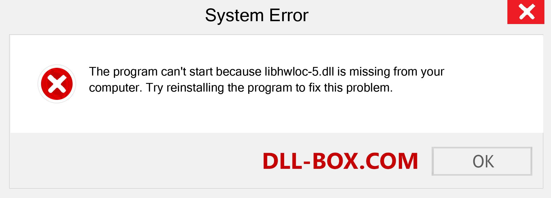  libhwloc-5.dll file is missing?. Download for Windows 7, 8, 10 - Fix  libhwloc-5 dll Missing Error on Windows, photos, images